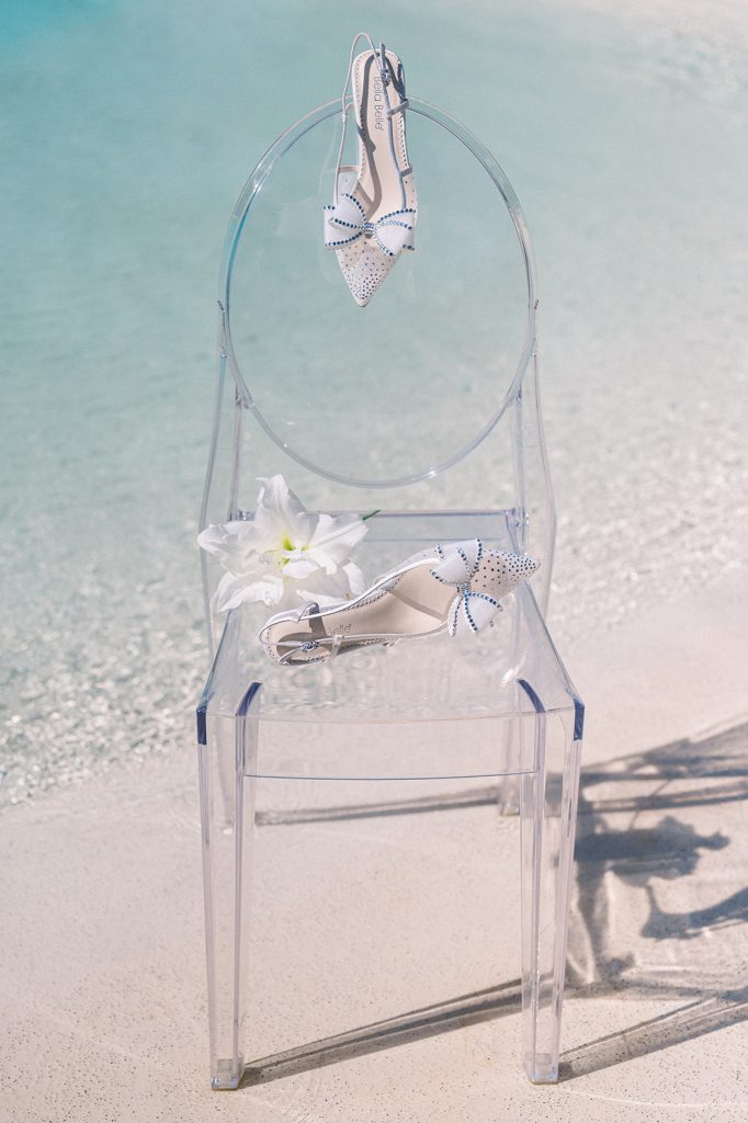 editorial photo of wedding shoes