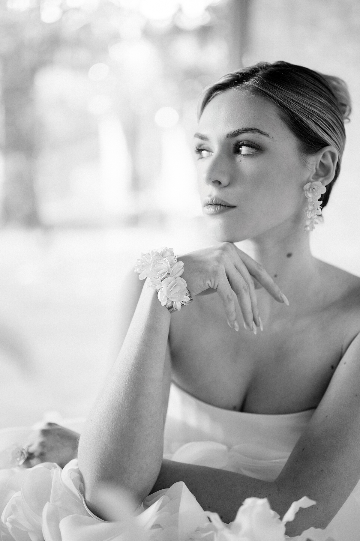 photo d'une mariée prise par Aurore Stamper photographe de mariage en Provence Côte d'Azur